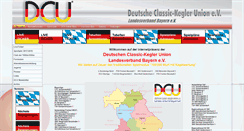 Desktop Screenshot of bayern.dcu-ev.de