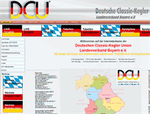 Tablet Screenshot of bayern.dcu-ev.de