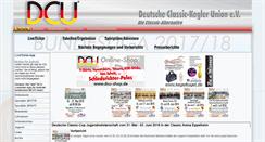 Desktop Screenshot of dcu-ev.de